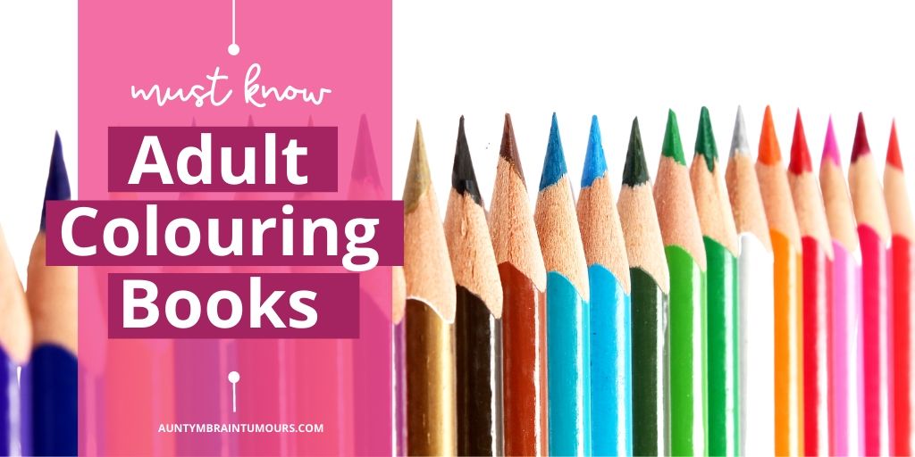 Adult Colouring Books and crayons