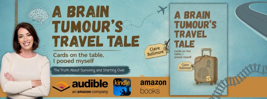 Brain tumour memoir available in audiobook, Kindle and paperback formats