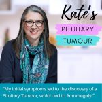 Kate Beddow and her pituitary brain tumour