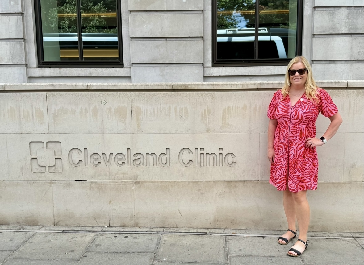 Jane Roberts sharing her thalamic glioma story