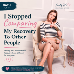 Brain tumour survivor Claire Bullimore reflects on recovery, healing timelines and learning to stop comparing herself to others after brain surgery.